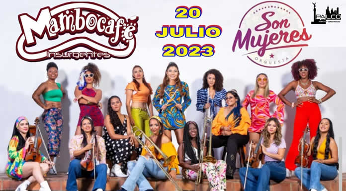 SON MUJERES JUL 2023 CARTEL MAMBO CAFE