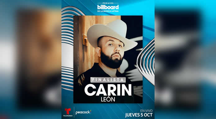 CARIN LEÓN recibe 2 nominaciones a los PREMIOS BILLBOARD 2023