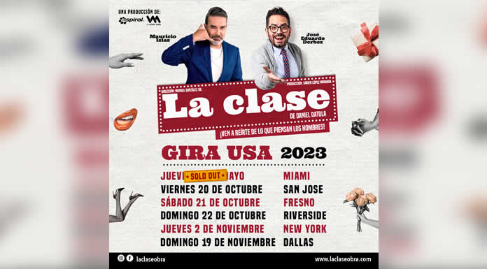 La exitosa comedia teatral LA CLASE regresa con entusiasmo a Estados Unidos a partir de octubre @lachicuela