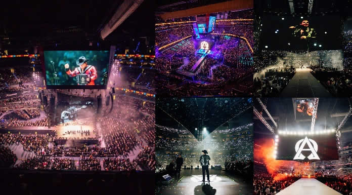 ALFREDO OLIVAS arrasó con tremendo soldout en la ARENA CIUDAD DE MÉXICO, donde también celebró su cumpleaños