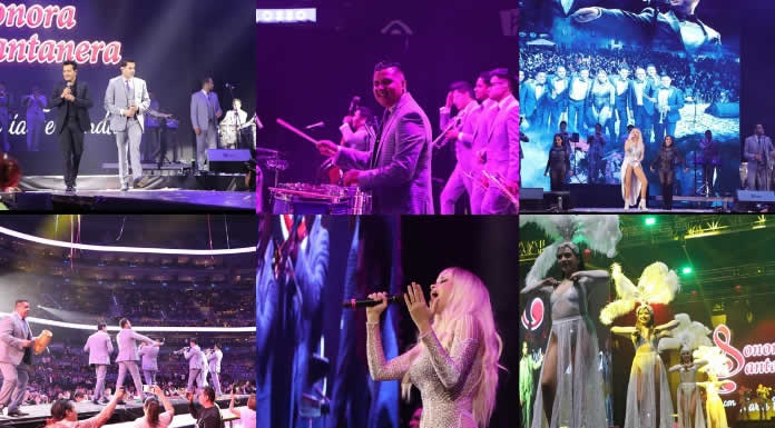 LA SONORA SANTANERA CON MARÍA FERNANDA hizo vibrar a casi 18 mil asistentes que abarrotaron la ARENA CDMX @lachicuela.com