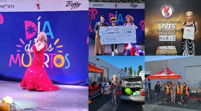 JESSICA ESOTÉRICA donó su corazón y su arte a la Fundación Unidos Por La Música @lachicuela.com