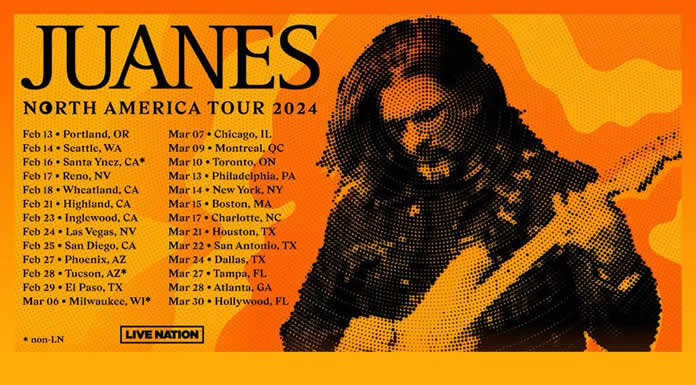 JUANES anuncia fechas de su gira mundial “VIDA COTIDIANA por Norteamérica @lachicuela