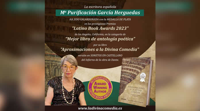 MARÍA PURIFICACIÓN GARCÍA HERGUEDAS es la ganadora de la medalla de plata de los Premios “LATINO BOOK AWARDS 2023” @lachicuela.com