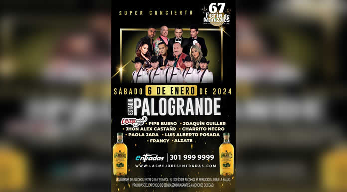 LA BELLA CIUDAD DE MANIZALES se alista para el súper concierto de la feria este 6 de Enero @lachicuela.com