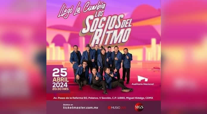 LOS SOCIOS DEL RITMO llevarán su cumbia al AUDITORIO NACIONAL @lachicuela.com