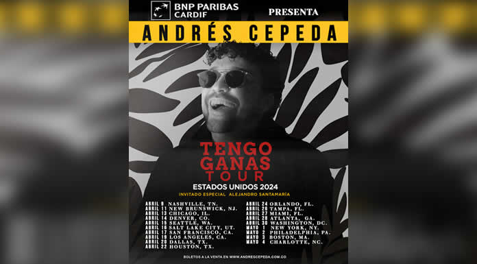 ANDRÉS CEPEDA llega a Estados Unidos anunciando el TOUR TENGO GANAS 2024 @lachicuela