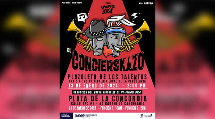 EL PUNTO SKA Inicia el año con tres grandes conciertos de ENTRADA LIBRE en Bogotá @lachicuela