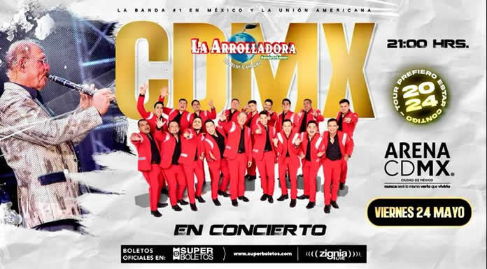LA ARROLLADORA llega a la ARENA CIUDAD DE MÉXICO @lachicuela.com