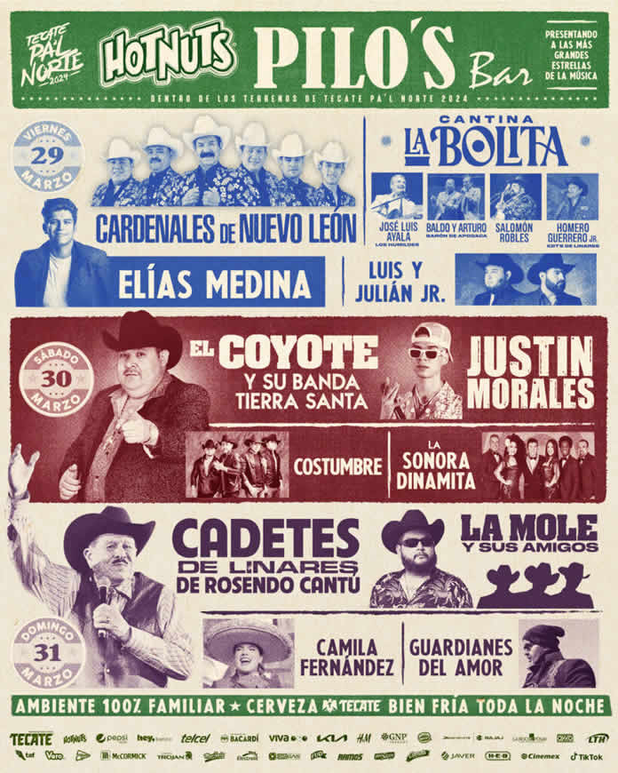 CARDENALES DE NUEVO LEÓN son parte del TECATE PA´L NORTE 2024 @lachicuela