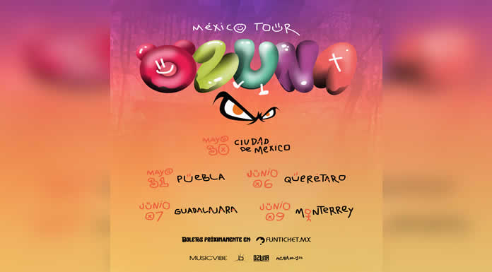 OZUNA regresa a México con todo su ritmo en CDMX, Puebla, Querétaro, Guadalajara y Monterrey @lachicuela.com
