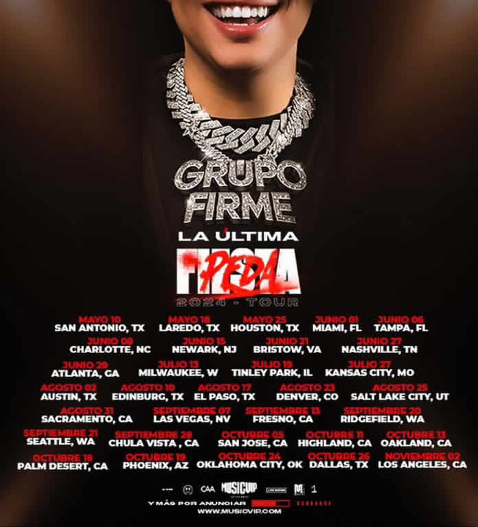 GRUPO FIRME alista ensayos generales para el gran inicio de LA ÚLTIMA PEDA TOUR