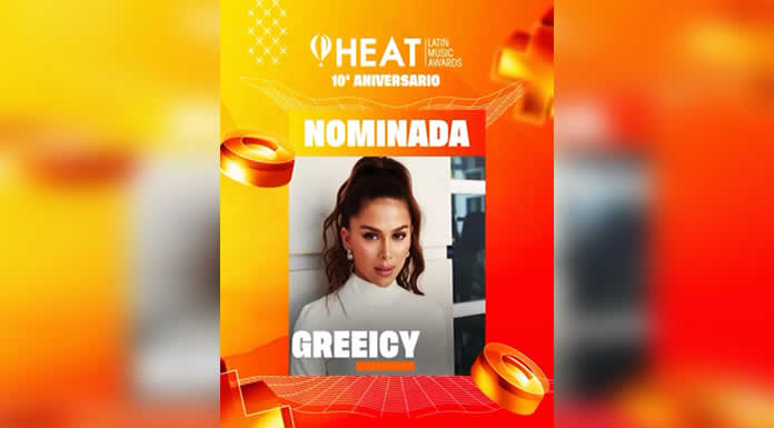 GREEICY nominada a tres HEAT LATIN MUSIC AWARDS