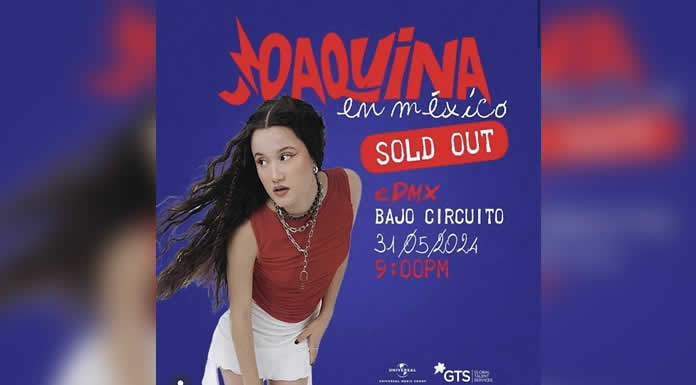 JOAQUINA anuncia su primer SOLD OUT en MÉXICO