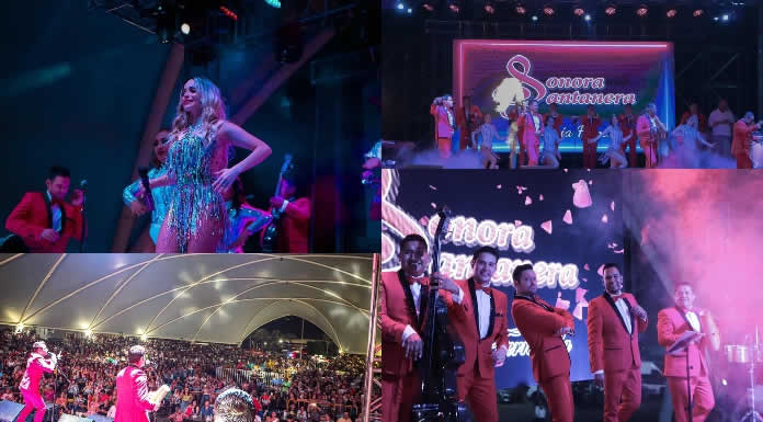 LA SONORA SANTANERA DE CARLOS COLORADO CON MARÍA FERNANDA celebró en grande el Día de las Madres