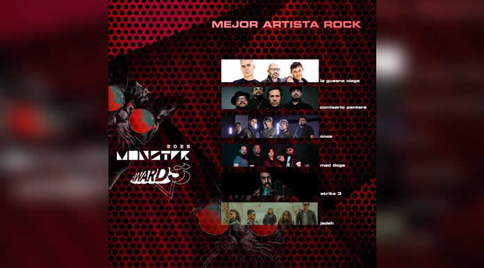 JADEH sorprende con nominación a “MEJOR GRUPO DE ROCK”