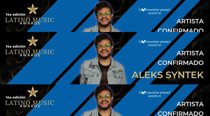 ALEKS SYNTEK llegará a Colombia y recibirá un reconocimiento a su trayectoria en la 14ª edición de los PREMIOS LATINO MUSIC AWARDS 2024