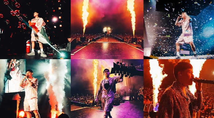 JUNIOR H sacude el desierto con un SOLD OUT en PALM DESERT dándole un arranque de fuego a su $AD BOYZ MANÍA TOUR