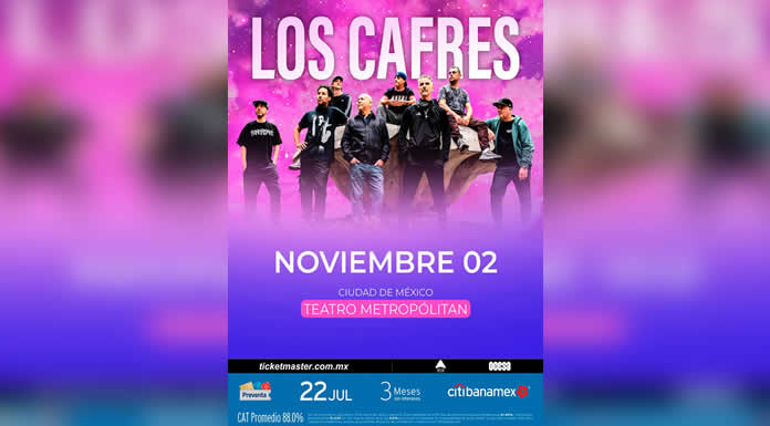 LOS CAFRES darán un memorable concierto en el METROPOLITAN