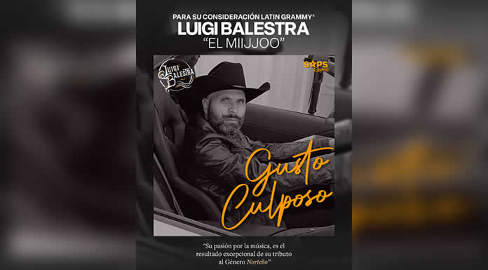 LUIGI BALESTRA “ELMIIJJOO” camina hacia los Latin Grammy con “GUSTO CULPOSO”