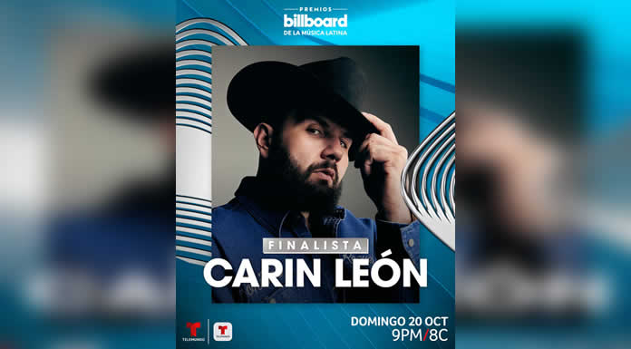 CARÍN LEÓN finalista a los PREMIOS BILLBOARD DE LA MÚSICA LATINA como ARTISTA REGIONAL MEXICANO DEL AÑO