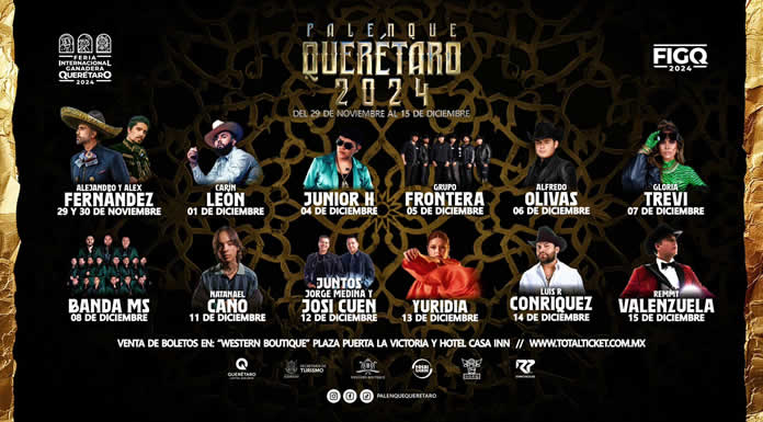 EL PALENQUE QUERÉTARO 2024 da a conocer su IMPACTANTE CARTELERA