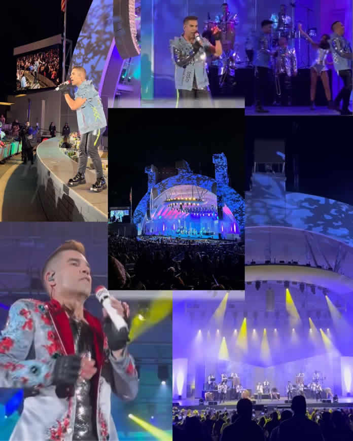 GRUPO CAÑAVERAL presentó su show en el HOLLYWOOD BOWL en Los Ángeles, California