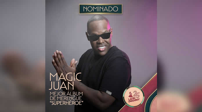 MAGIC JUAN nominado por primera vez a los LATIN GRAMMY