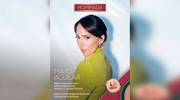 MAJO AGUILAR nominada por tercer año consecutivo en LATIN GRAMMYS