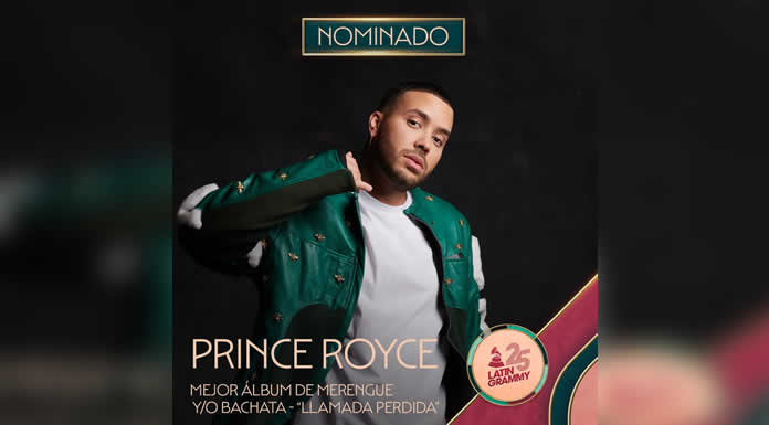 PRINCE ROYCE nominado al LATIN GRAMMY 2024 al MEJOR ÁLBUM DE MERENGUE YO BACHATA