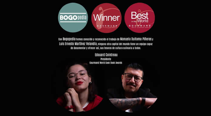 BOGOPEDIA Y SUS AUTORES COLOMBIANOS reciben prestigiosos reconocimientos en los GOURMAND WORLD COOKBOOK AWARDS 2024
