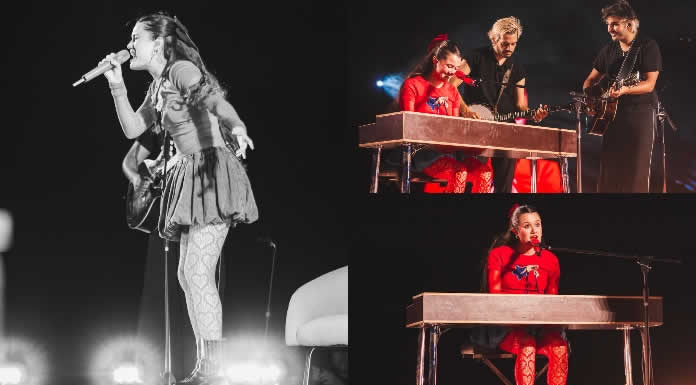 JOAQUINA brilla como invitada especial durante el show de MORAT en el ESTADIO DE EL SALVADOR interpretando “RABIA”