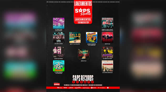 Lanzamientos de SAPS RECORDS de este 18 de octubre del 2024
