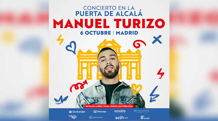 MANUEL TURIZO protagoniza este domingo el GRAN CONCIERTO DE LA PUERTA DE ALCALÁ por el DÍA DE LA HISPANIDAD 2024