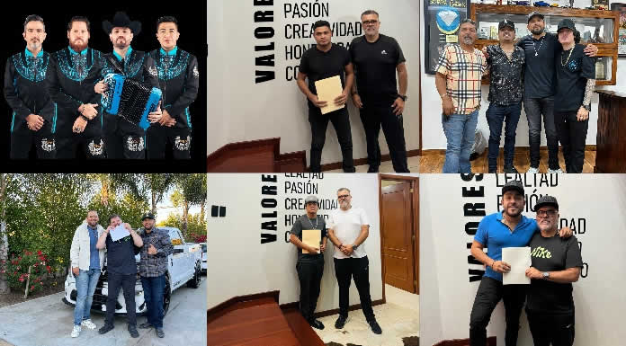 Talentos de AFINARTE MUSIC renuevan contratos con la prestigiosa disquera para seguir brillando