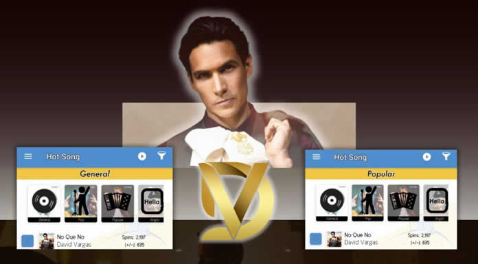 DAVID VARGAS posiciona “NO QUE NO” por segunda semana en el “HOT SONG POPULAR” Y “HOT SONG GENERAL” de monitorLATINO