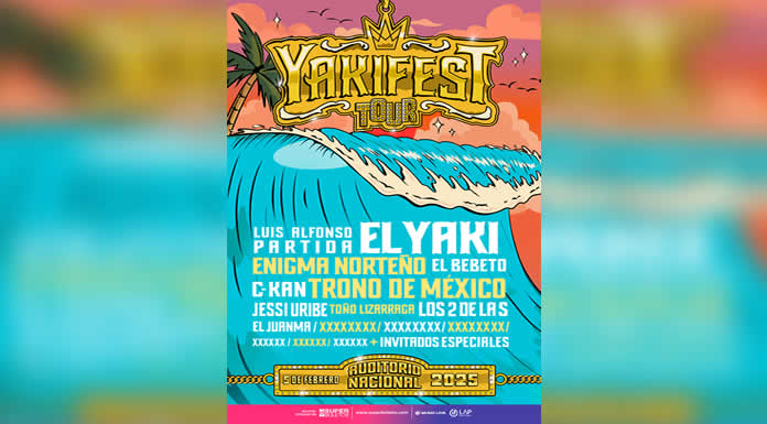 Primeros confirmados al YAKIFEST 2025 en LA CIUDAD DE MÉXICO