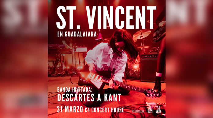 DESCARTES A KANT se presentará junto a ST. VINCENT en Guadalajara