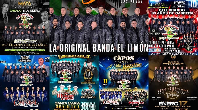 LA ORIGINAL BANDA EL LIMÓN DE SALVADOR LIZÁRRAGA arranca 2025 con fuerza y pasión