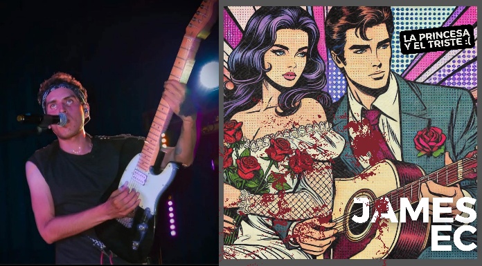 “LA PRINCESA Y EL TRISTE” JAMES EC regresa con una BALADA ROCK que marca su nueva era musical