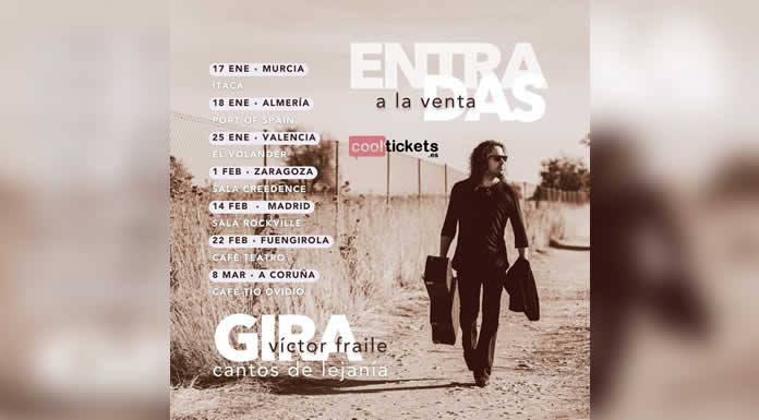 VÍCTOR FRAILE presenta la gira CANTOS DE LEJANÍA