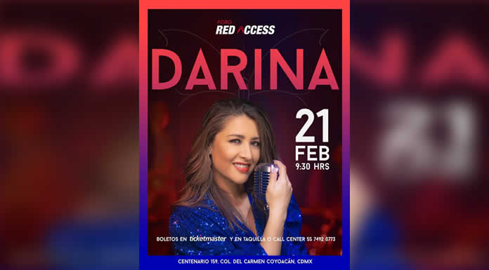 DARINA esta de regreso y viene mas fuerte que nunca con un GRAN CONCIERTO en CDMX