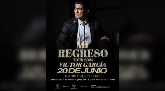 VÍCTOR GARCÍA confirma concierto en el METROPOLITAN con figuras invitadas