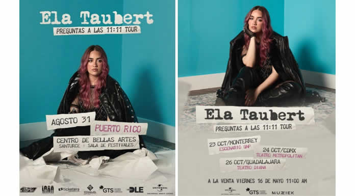 ELA TAUBERT anuncia su PRIMERA GIRA INTERNACIONAL PREGUNTAS A LAS 1111 TOUR (2)