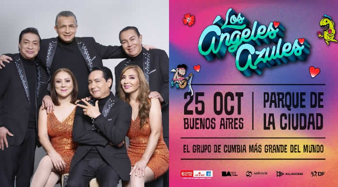 LOS ÁNGELES AZULES en el PARQUE DE LA CIUDAD de BUENOS AIRES