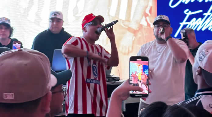 MC DAVO presente en CASA ATLETI LOS ÁNGELES