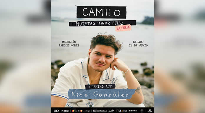NICO GONZÁLEZ abrirá el concierto de CAMILO en Medellín una nueva etapa en su camino como artista solista