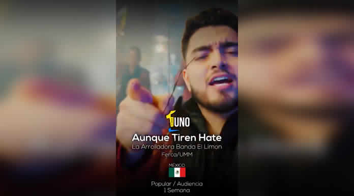 “AUNQUE TIREN HATE” lleva a LA ARROLLADORA al #1 EN MÉXICO