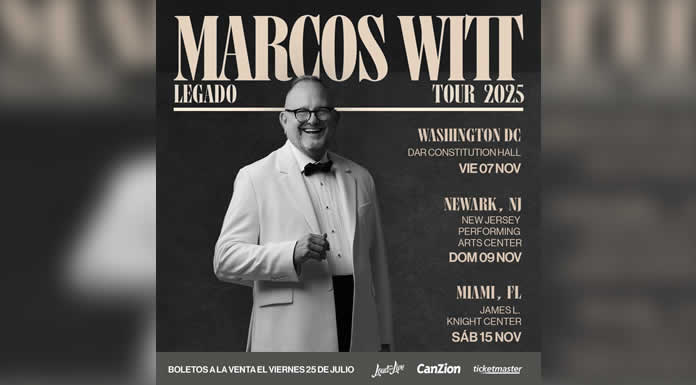 MARCOS WITT anuncia nuevas fechas del LEGADO TOUR 2025 en ESTADOS UNIDOS