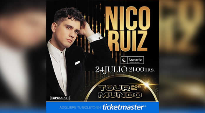 NICO RUIZ la figura juvenil más importante de Chile en concierto en “EL LUNARIO” de la CDMX